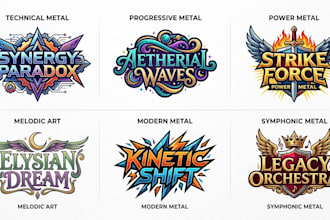 do djent nu metal metalcore and progressive metal lettering