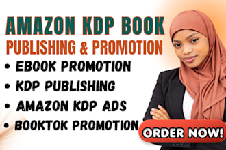 do amazon KDP book publishing ebook promotion booktok book marketing and KDP ads