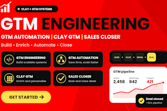 build clay automation GTM engineering and to book sales meetings and cold email