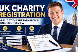 prepare your UK charity registration application