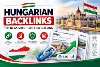build high quality hungarian backlinks on top news sites