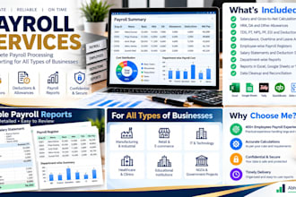 process payroll and prepare detailed payroll reports