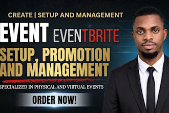 do professional eventbrite management, event ticket sales and promotion