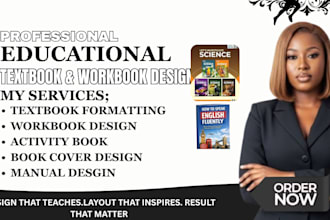 create kids workbooks, design educational workbook, textbook, learning materials