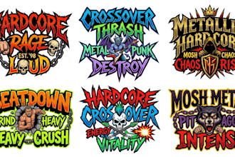 craft progressive metalcore technical metal mathcore logo
