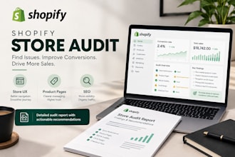 conduct comprehensive shopify store audit to boost conversion rates and sales