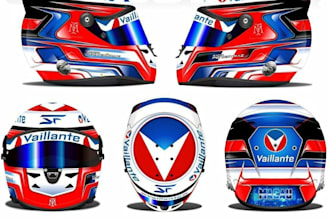 design high quality custom f1 helmet lego with unlimited revision