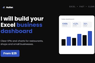 build an excel business dashboard for your small business