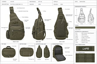 design tactical sling bags edc crossbody bags and tech packs for manufacturing