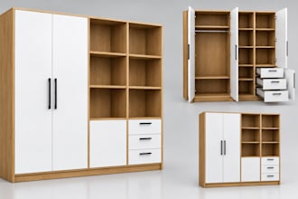 design 3d flat pack furniture cad, assembly manuals, modular cabinet plans