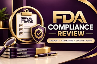 fda compliance audit, compliance checklist, fda consultant, regulatory review
