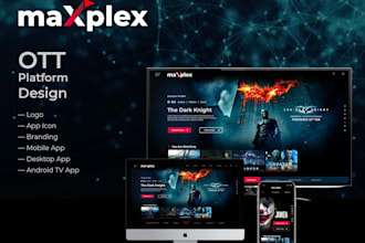 develop ott vod iptv streaming app with admin panel