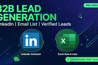 do b2b lead generation, linkedin leads, business email list building