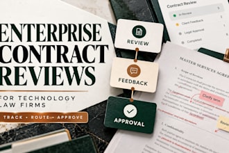 streamline enterprise contract reviews for technology law firms