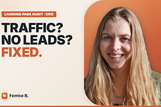 a landing page cro audit and show you what to fix first