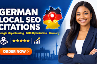 do local business seo, german citations and gmb ranking for germany business