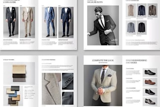 design promotional brochure, wholesale order form, retail product sell sheet
