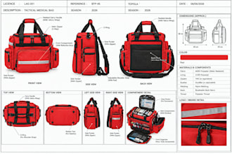 tactical medical bags, trauma kits and first responder tech packs manufacturing