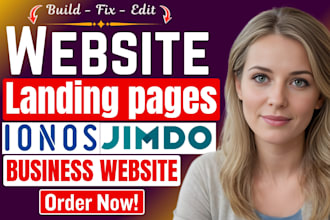 build edit ionos jimdo website, ionos website redesign jimdo ionos site builder