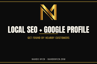 set up your local SEO and google business profile so customers find you