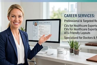 write medical, nursing, healthcare resume, CV and cover letter