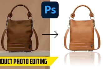 do photoshop editing, image retouching, product photo edit