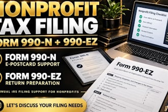 prepare form 990 ez and 990 n nonprofit tax returns
