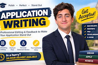 professionally edit college application essays and personal statements