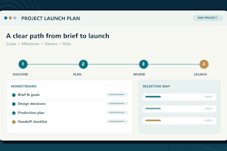 create a clear launch plan for your website or digital campaign