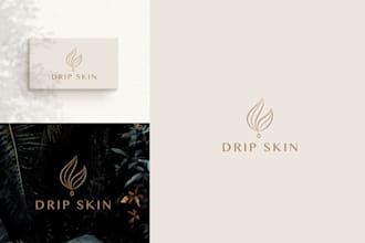 do professional elegant personal branding modern luxury logo