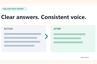 clarify and organize your faq and help center content