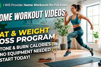 provide home workout videos for fat loss and weight loss