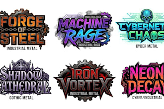 do gothic metal, dark metal, industrial metal logo