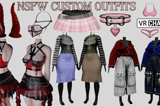 fit, rig vrchat clothing, fix clipping, outfits, assets for your avatar