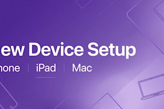 set up your new mac, iphone, or ipad and transfer all your data