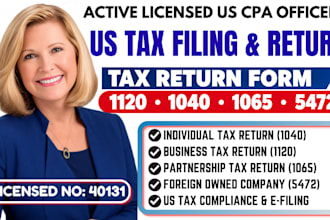 do US tax return us tax filing, tax forms 1040 1120 1065 5472