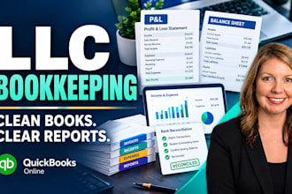 do llc bookkeeping and quickbooks cleanup