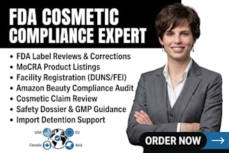 review fda cosmetic label compliance artwork and ingredients