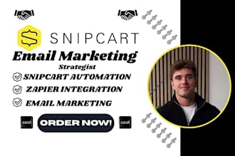 setup snipcart email marketing setup snipcart zapier