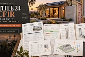 prepare california title 24 cf1r reports for adus, garage conversions