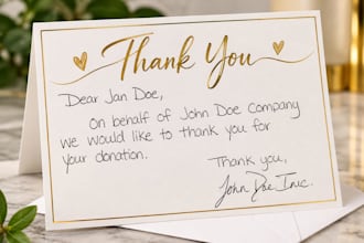 handwrite personalized thank you cards, letters and postcards