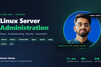 do linux server administration and sysadmin tasks