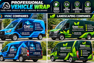 create van wrap design, vehicle wrap design, truck wrap, car wrap, trailer wrap