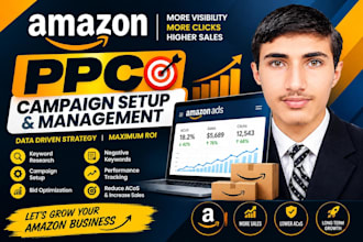 be your amazon PPC specialist and ads manager
