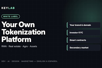 build a white label real estate tokenization platform