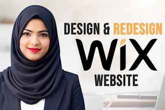 build wix website redesign, wix website design,  redesign wix