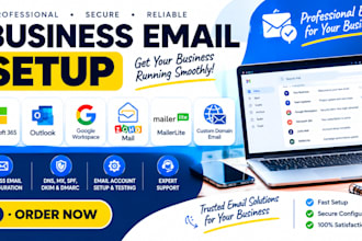 setup microsoft 365 outlook google workspace zoho mail mailerlite, domain email
