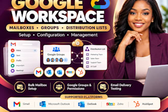 create and manage multiple mailboxes, groups and distribution lists in g suites