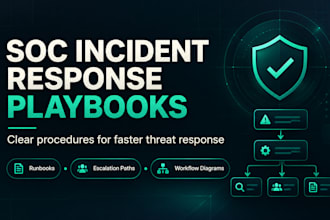 create soc incident response playbooks