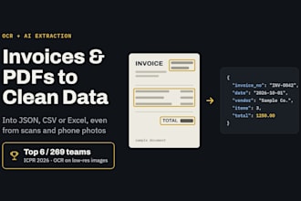 extract data from invoices, forms and pdfs with ocr and ai